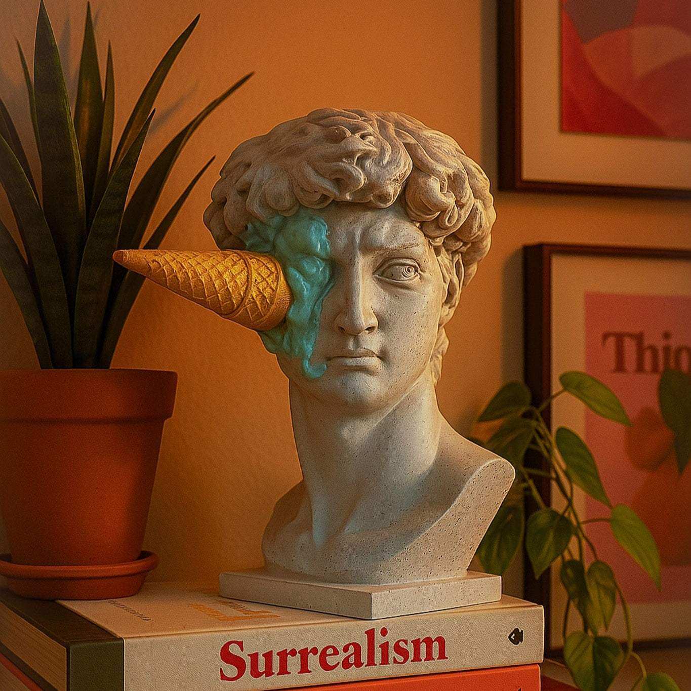 Haagen David Sculpture