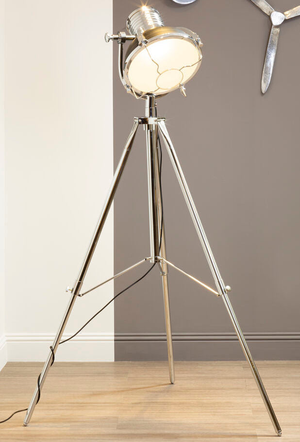 Industrial Revolution Matt Black Floor Lamp - PN Home