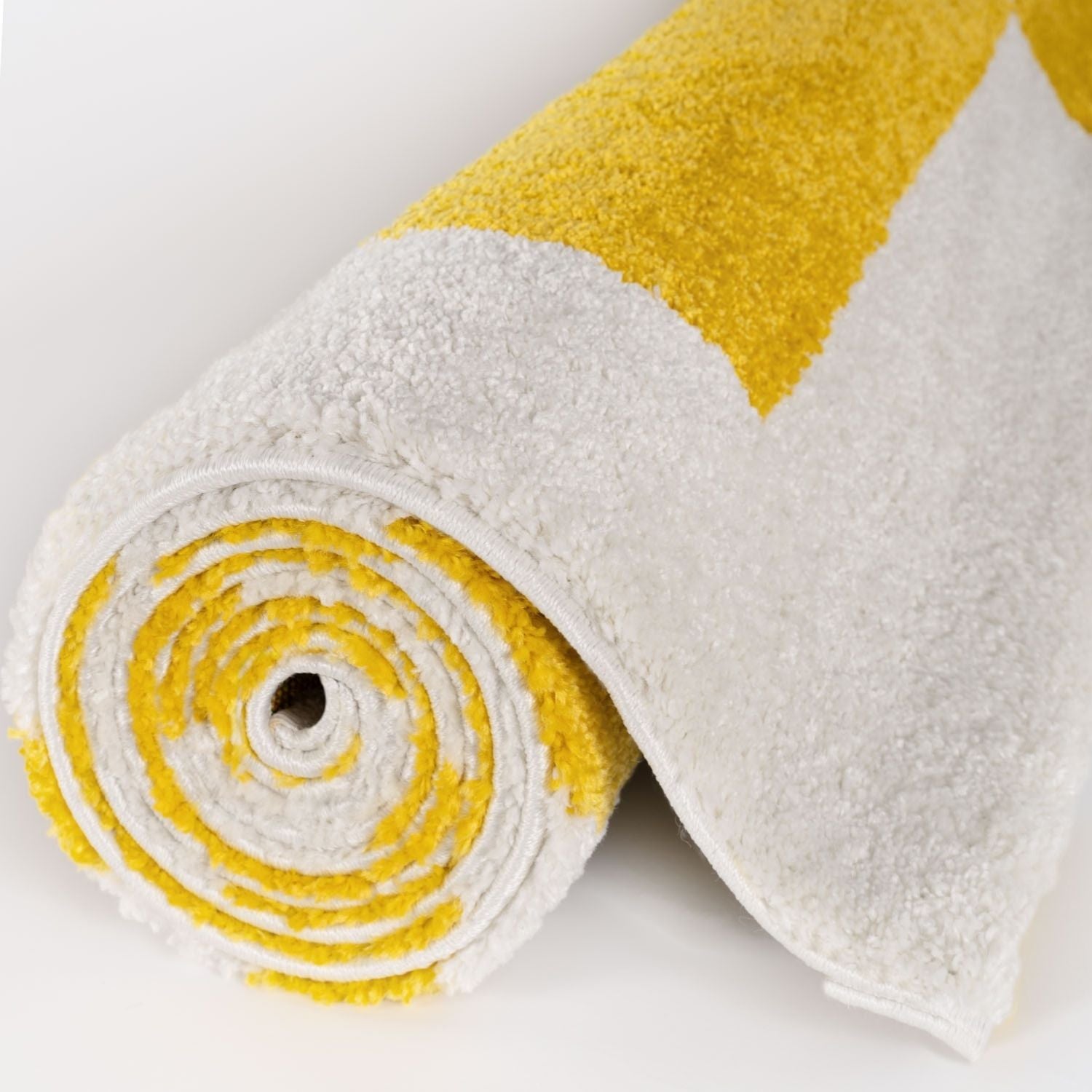Joli Geometric Yellow & White Rug - PN Home