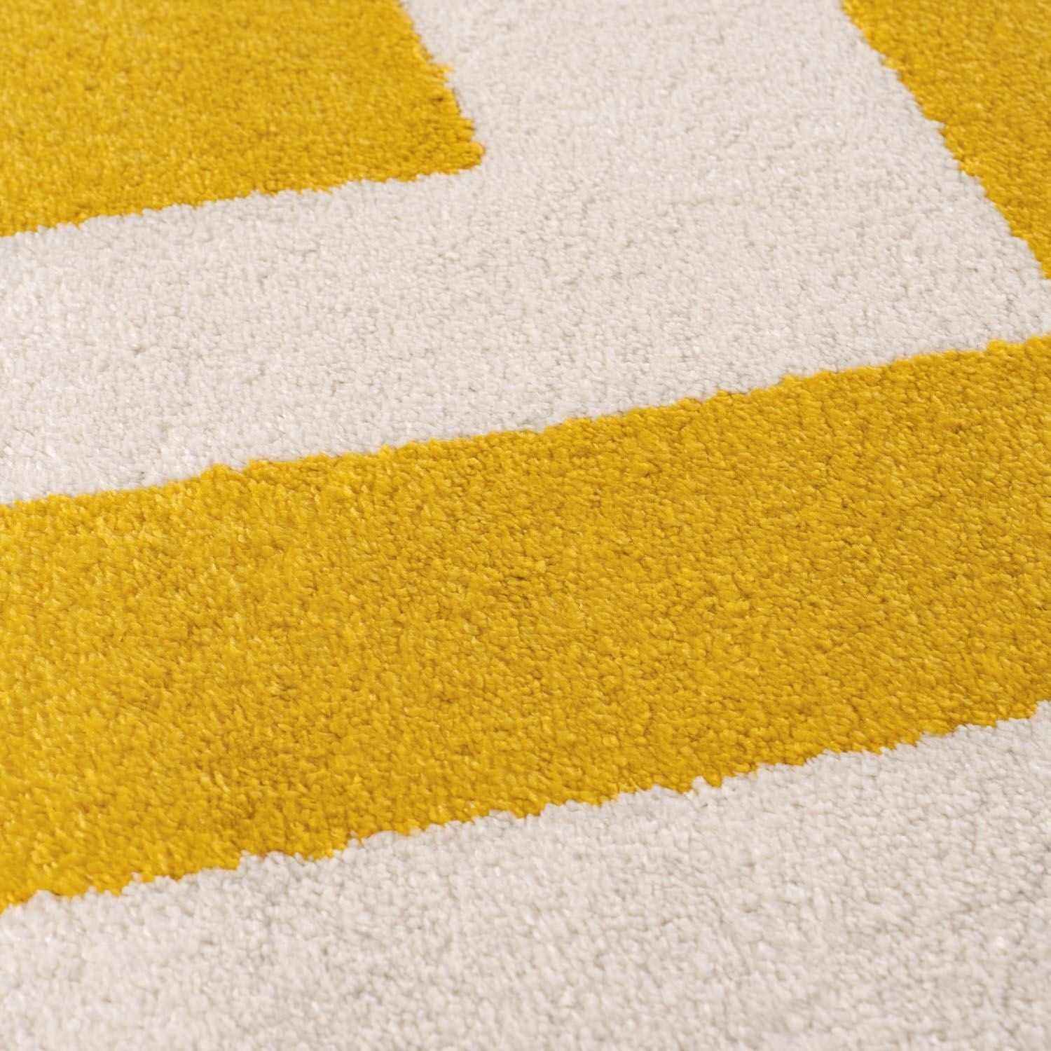 Joli Geometric Yellow & White Rug - PN Home