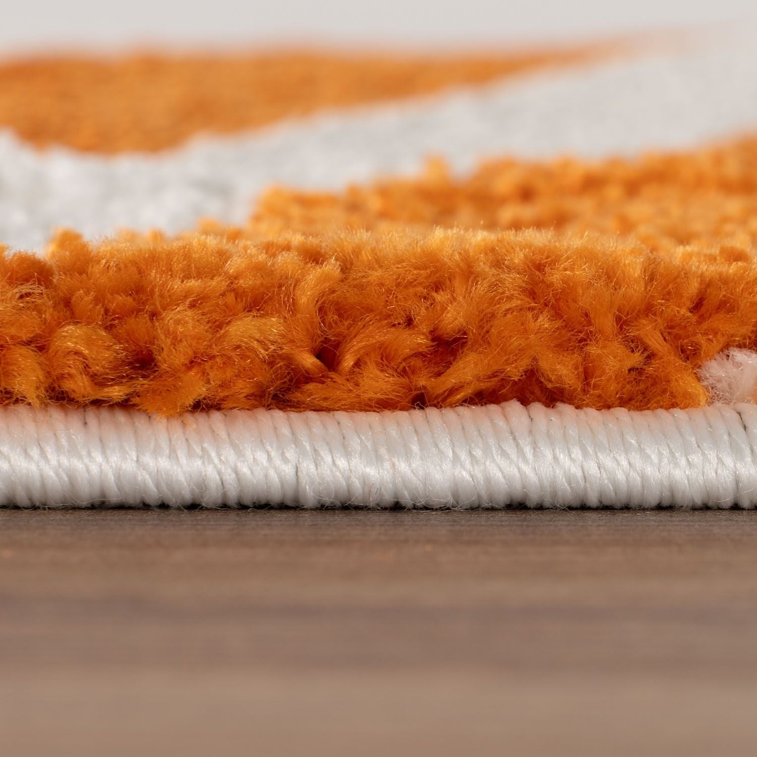 Joli Wave Orange & White Rug - PN Home
