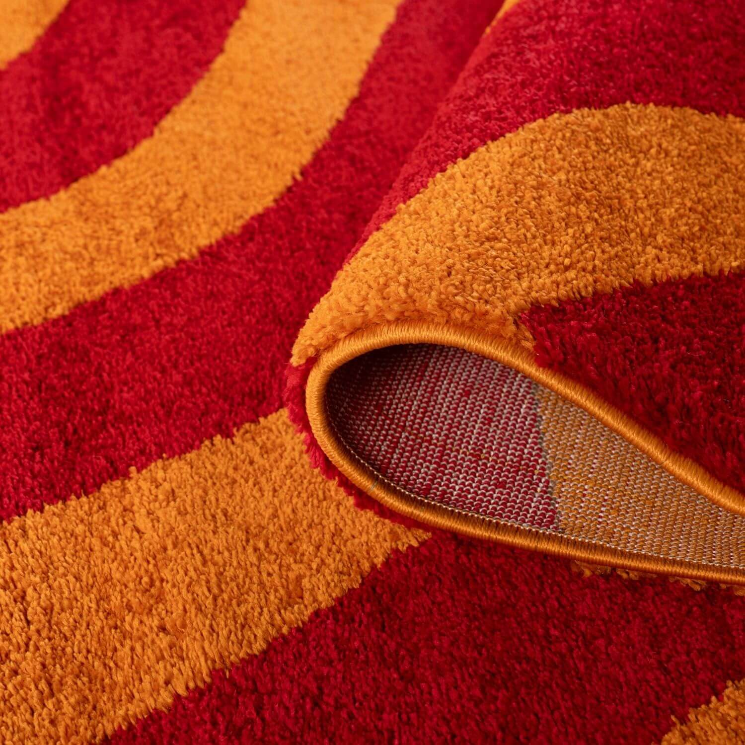 Joli Wave Red & Orange Rug - PN Home