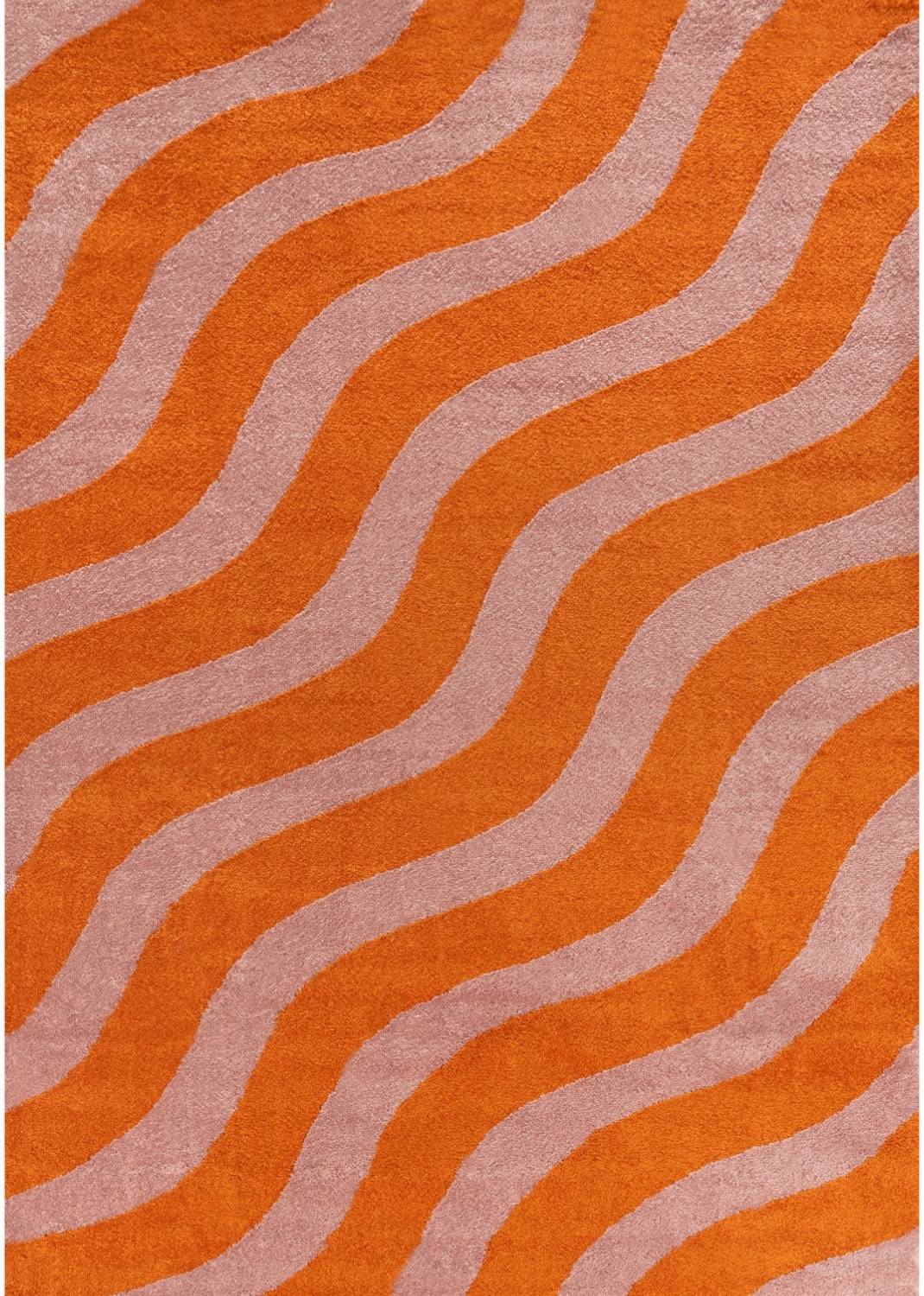 Joli Wave Orange & Pink Rug - PN Home