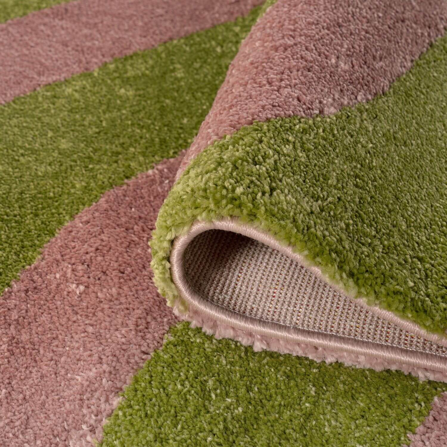 Joli Wave Green & Pink Rug - PN Home