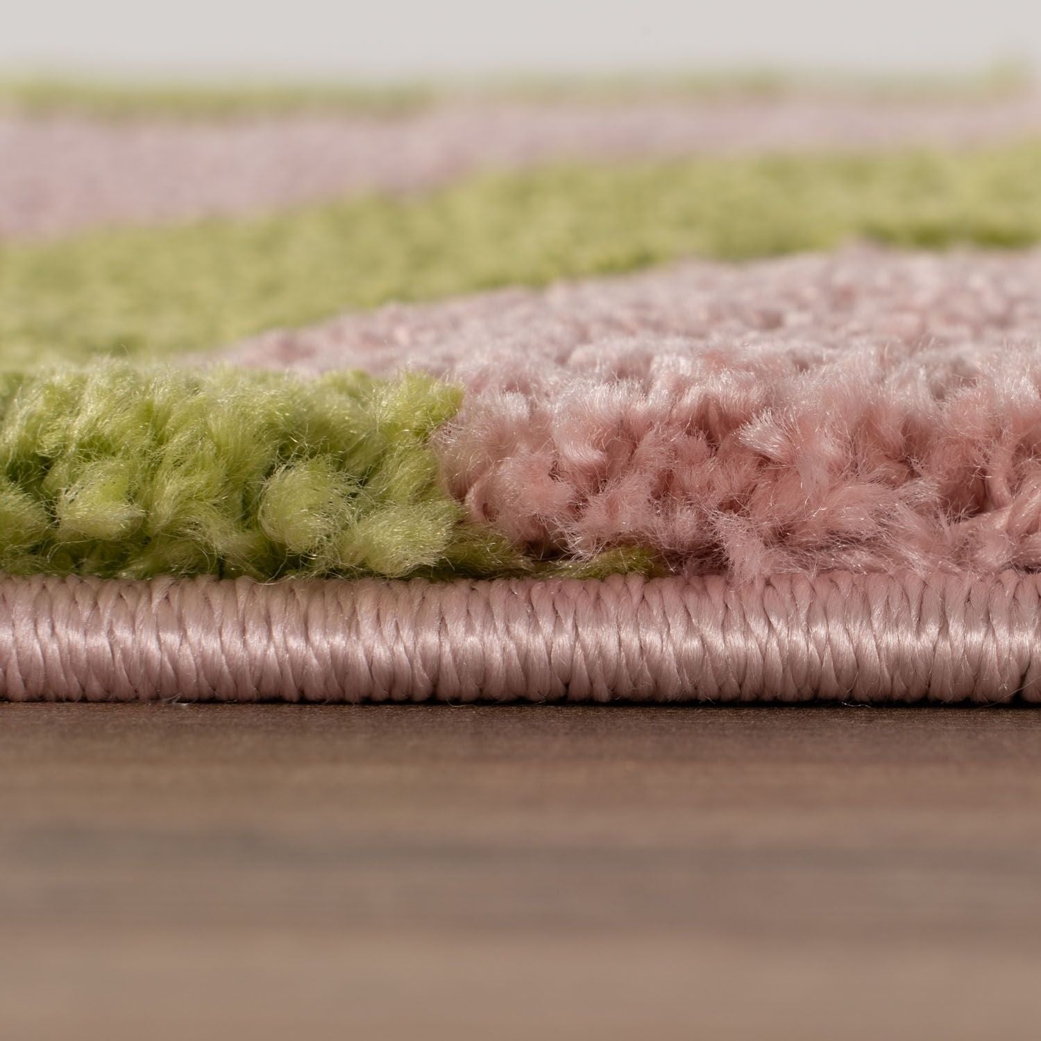 Joli Wave Green & Pink Rug - PN Home
