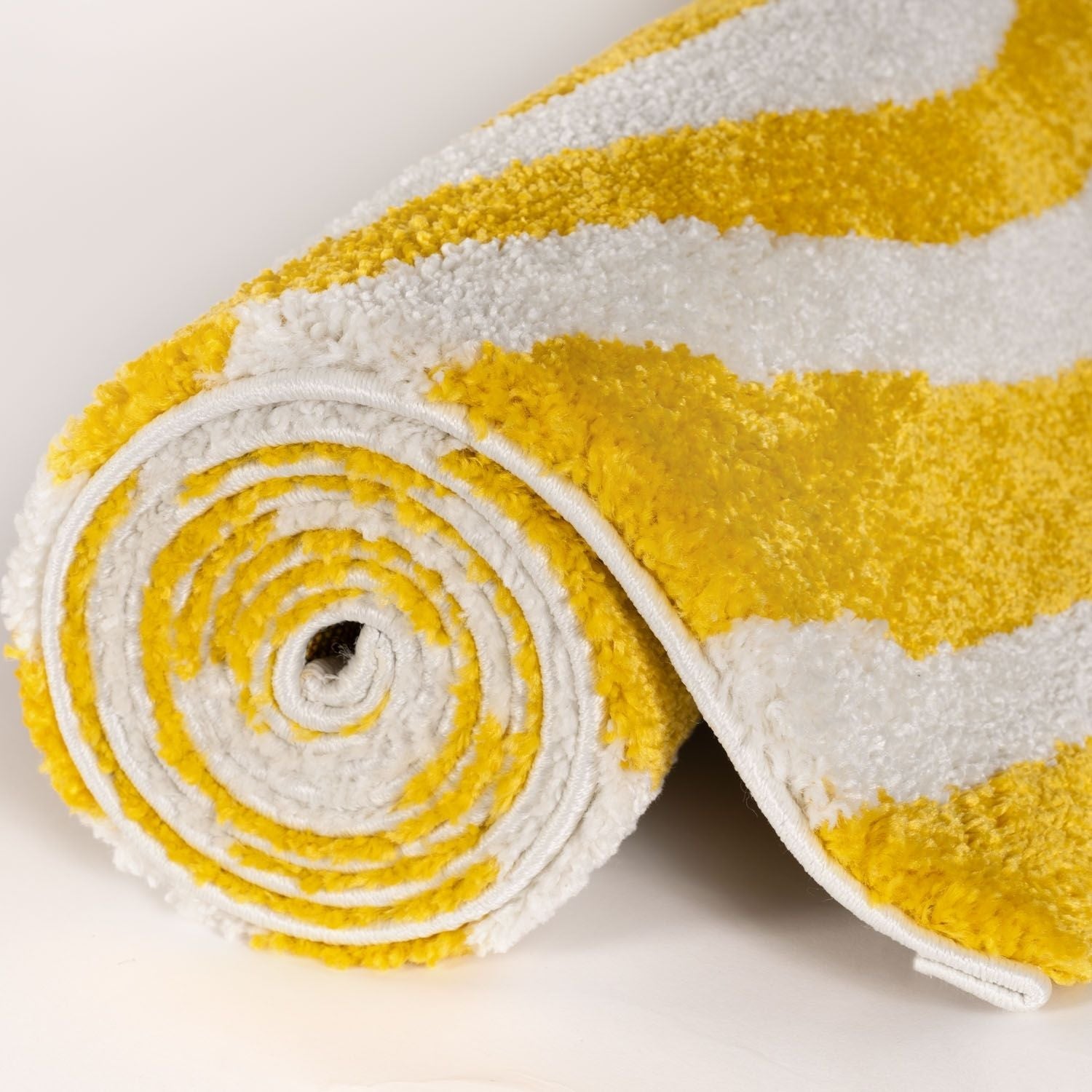 Joli Striped Yellow & White Rug - PN Home
