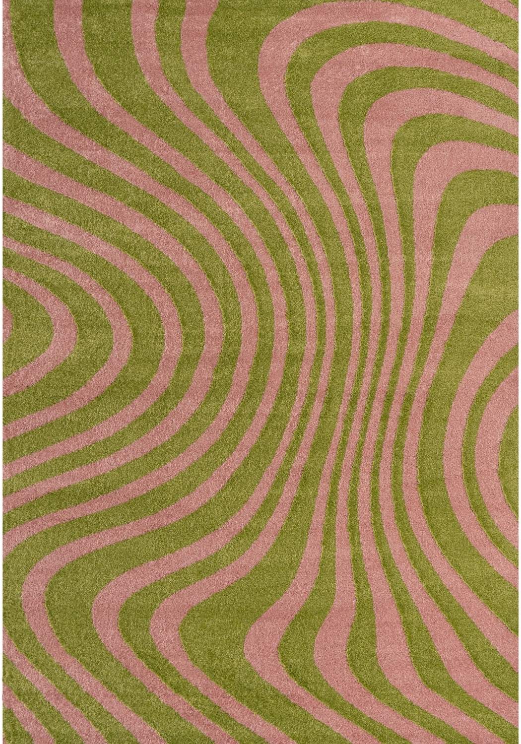 Joli Striped Green & Pink Rug - PN Home