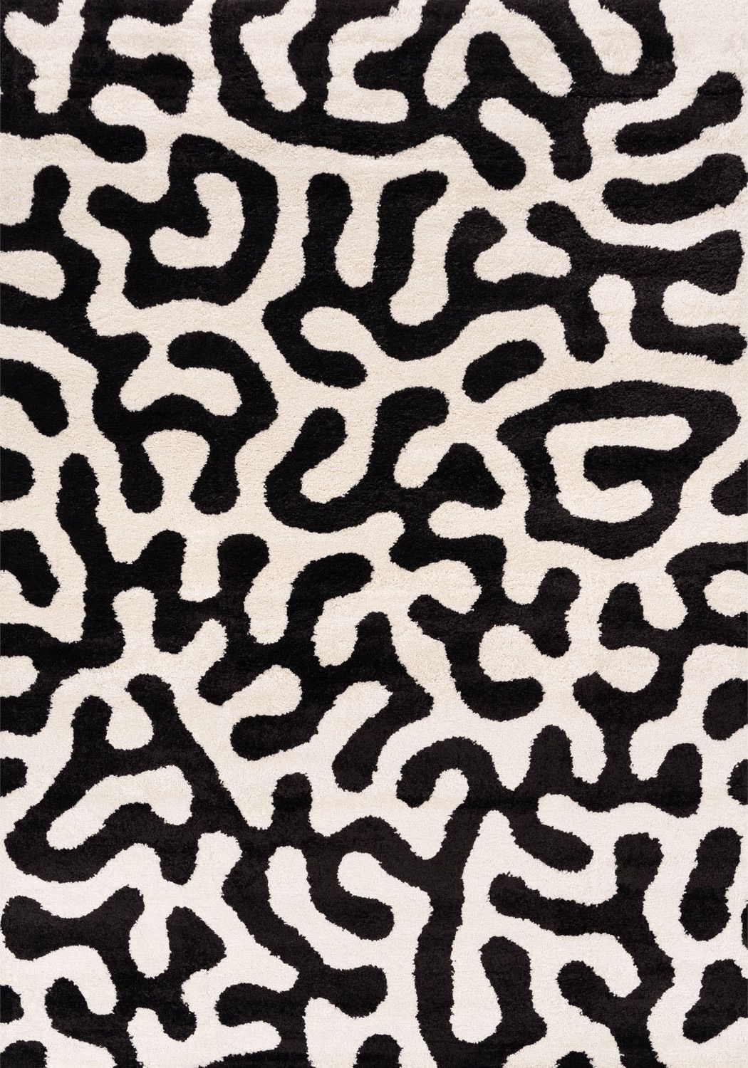 Joli Doodle Black & White Rug - PN Home