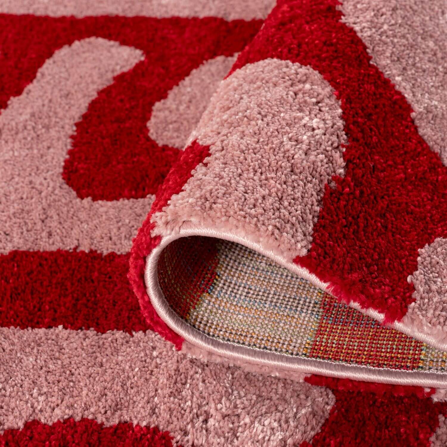 Joli Doodle Red & Pink Rug - PN Home