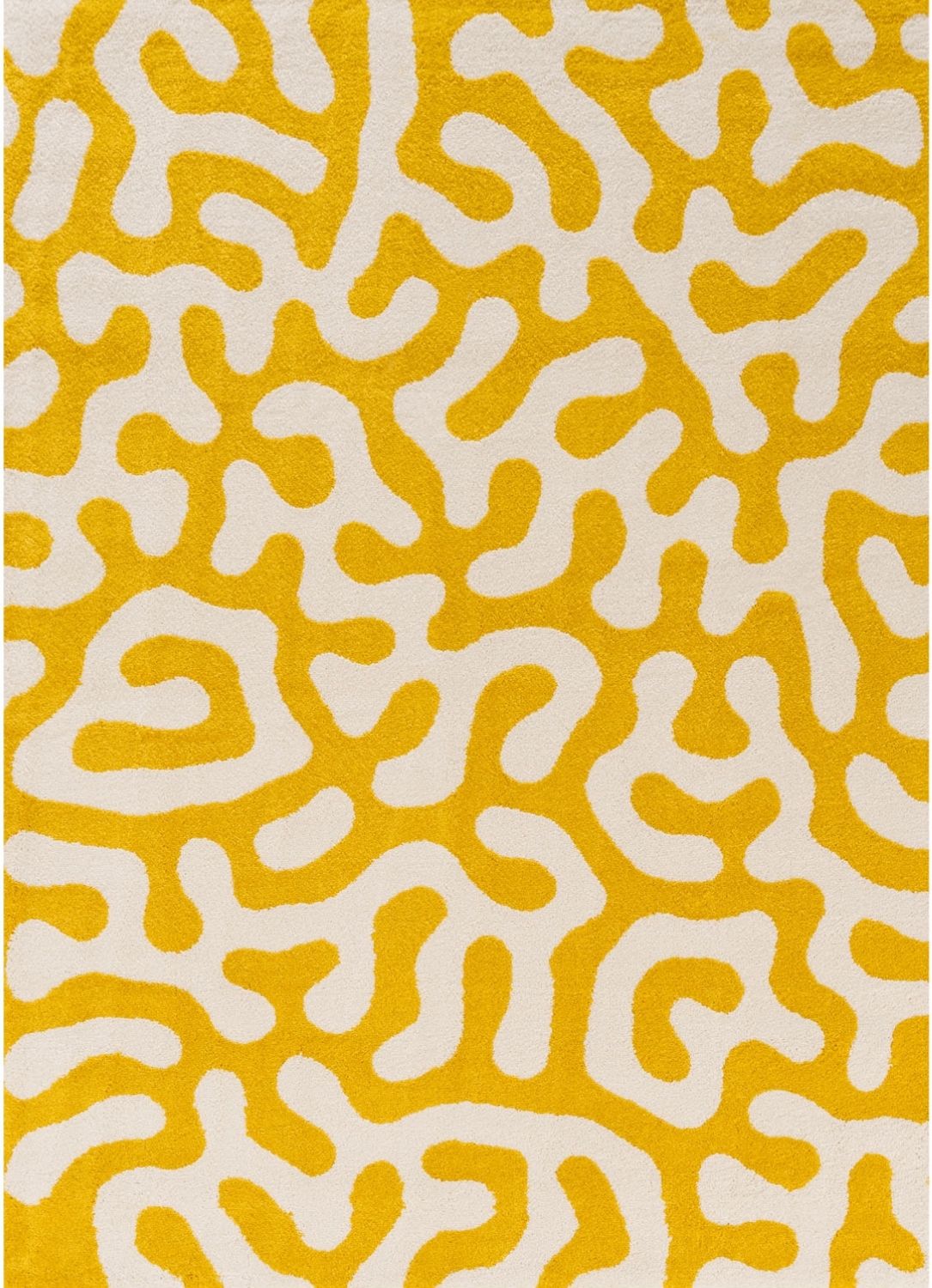 Joli Doodle Yellow & White Rug - PN Home