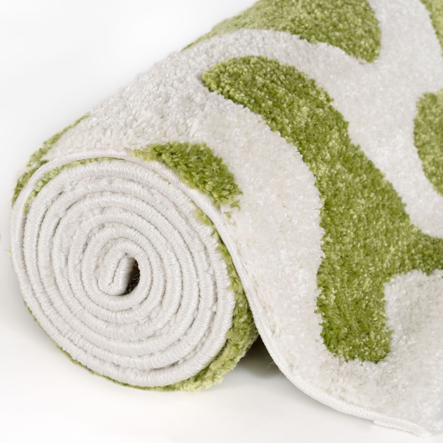 Joli Doodle Green & White Rug - PN Home