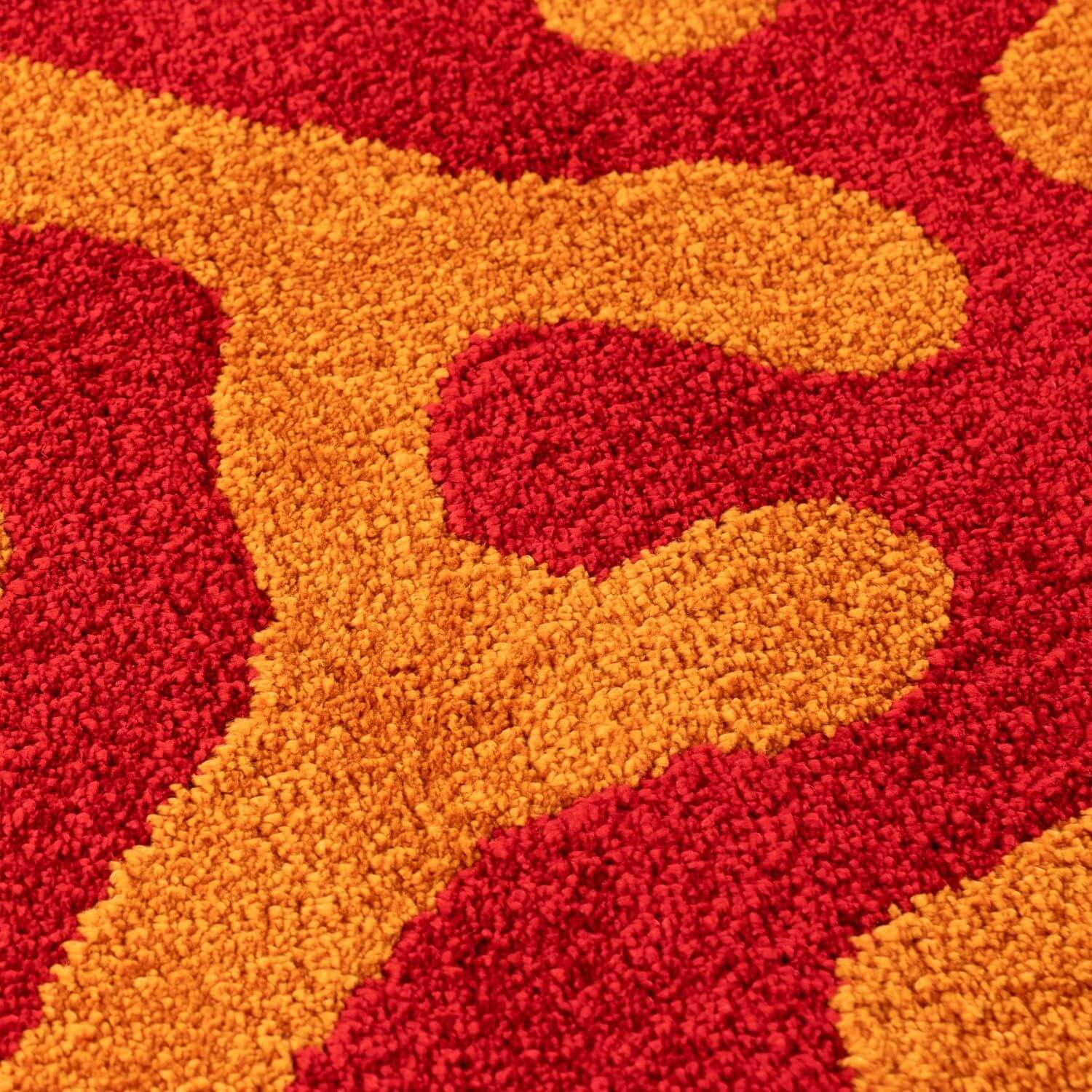 Joli Doodle Red & Orange Rug - PN Home