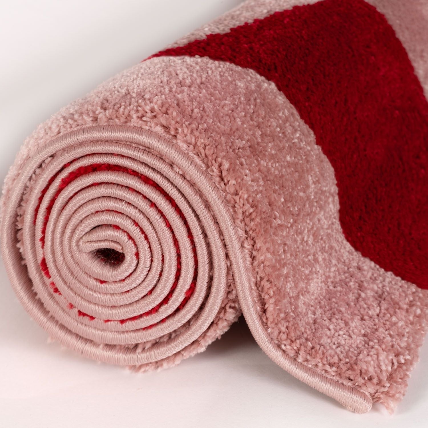 Joli Checkered Red & Pink Rug - PN Home