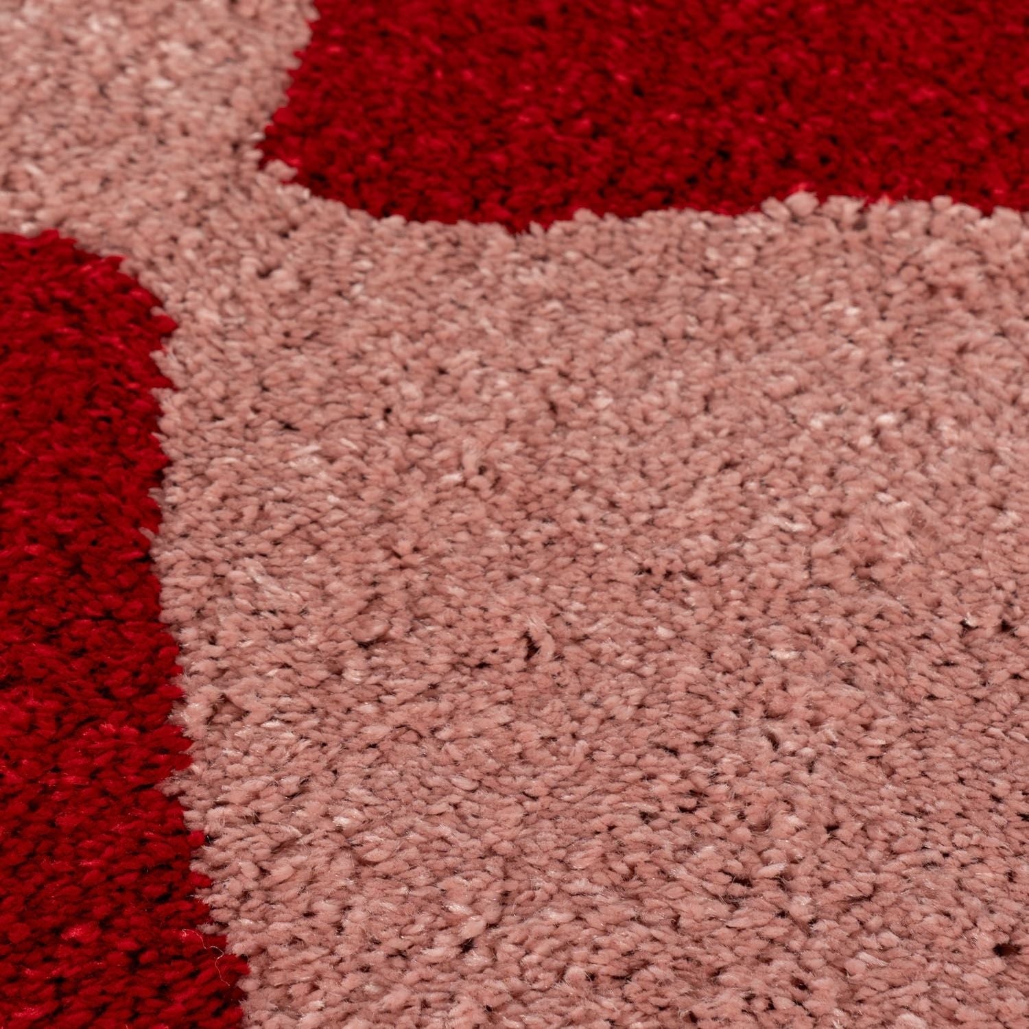 Joli Checkered Red & Pink Rug - PN Home