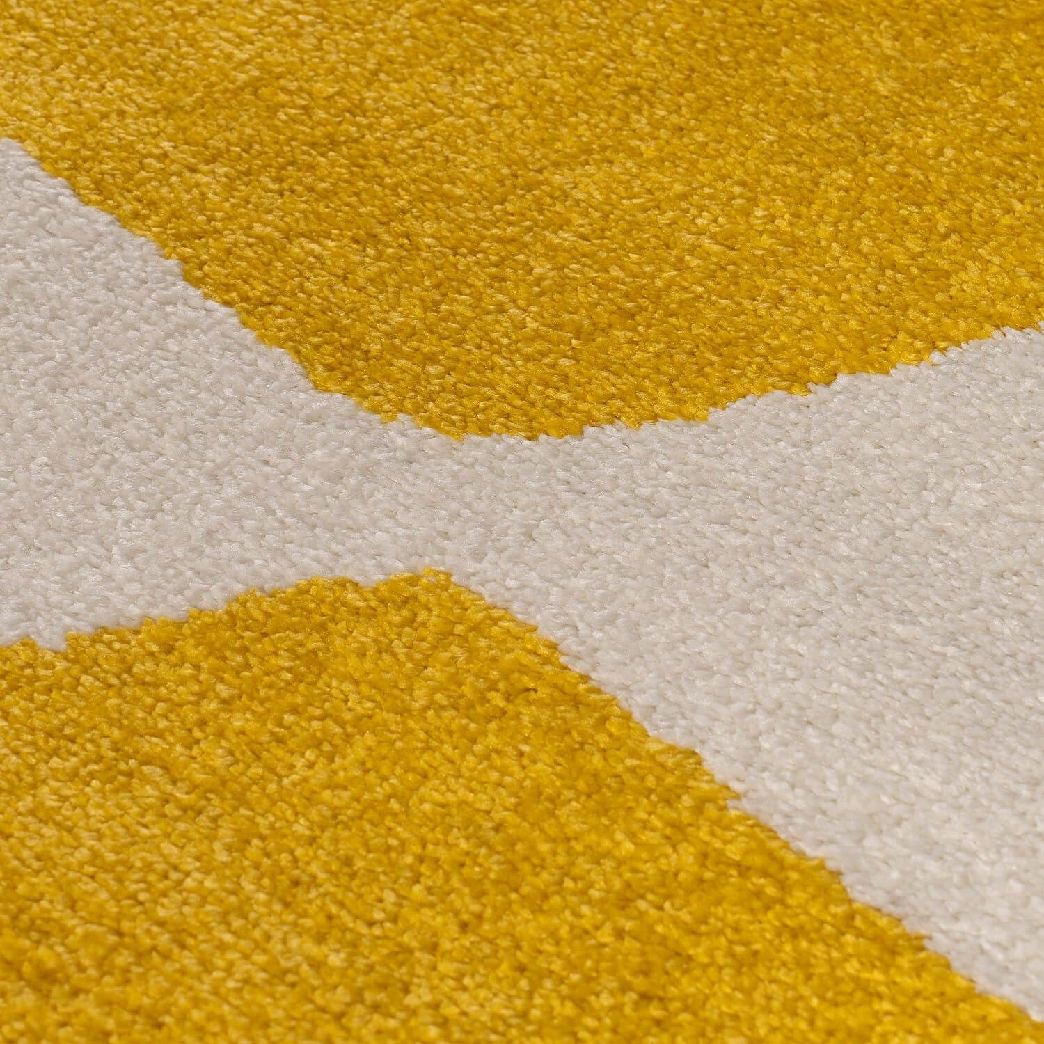 Joli Checkered Yellow & White Rug - PN Home