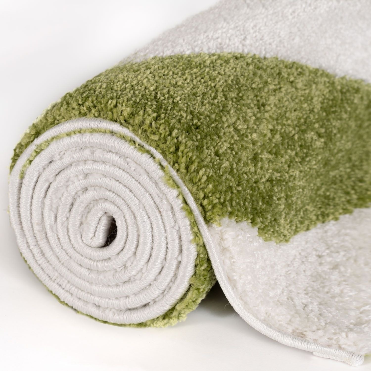 Joli Checkered Green & White Rug - PN Home