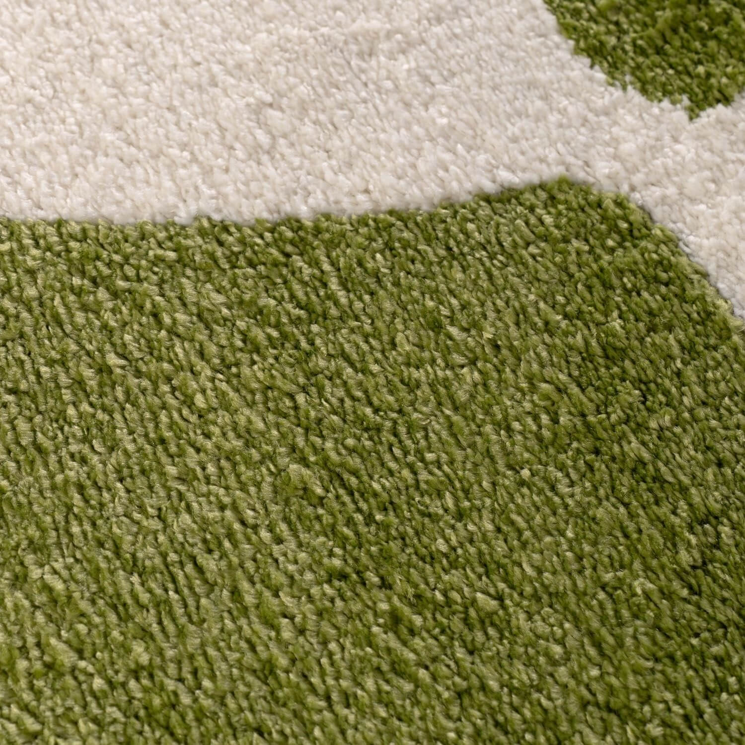 Joli Checkered Green & White Rug - PN Home