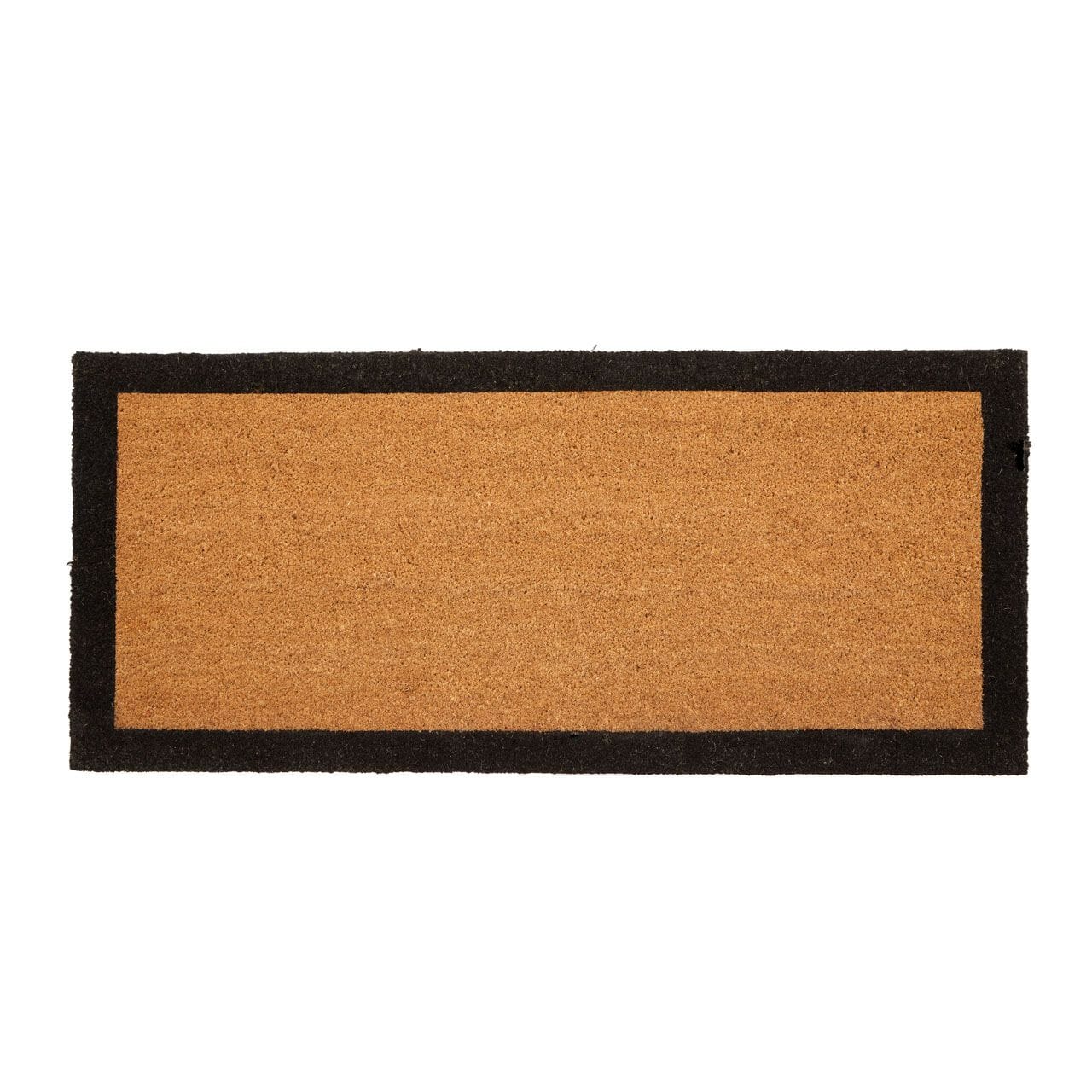 Kyla Large Black Border Natural Double Width Doormat