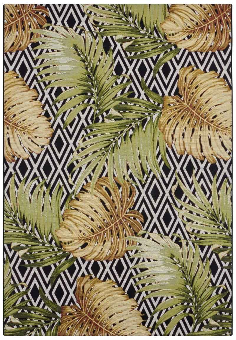 Indoor-Outdoor Leaves Rug - PN Home
