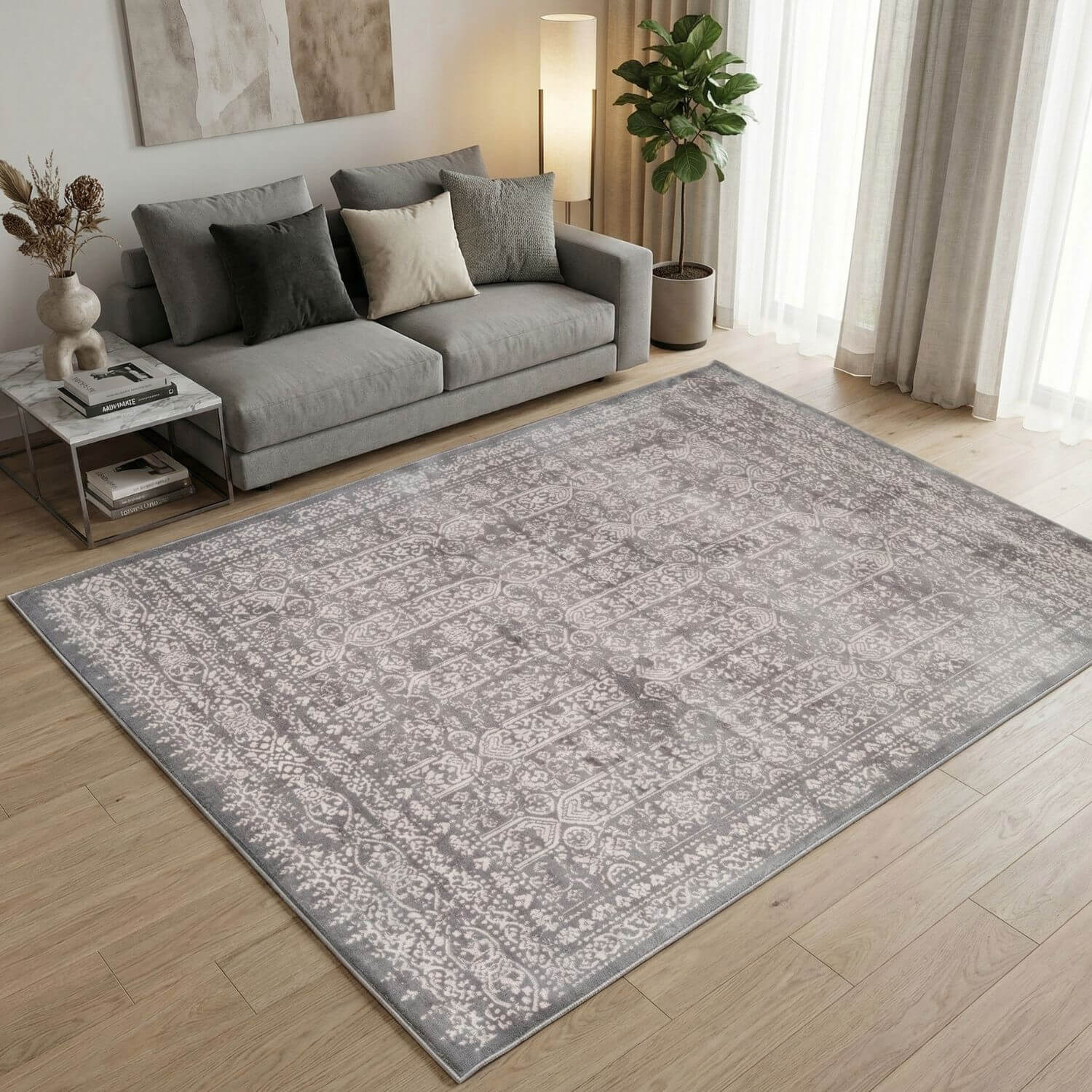 Montana Grey Rug | 3716G - PN Home