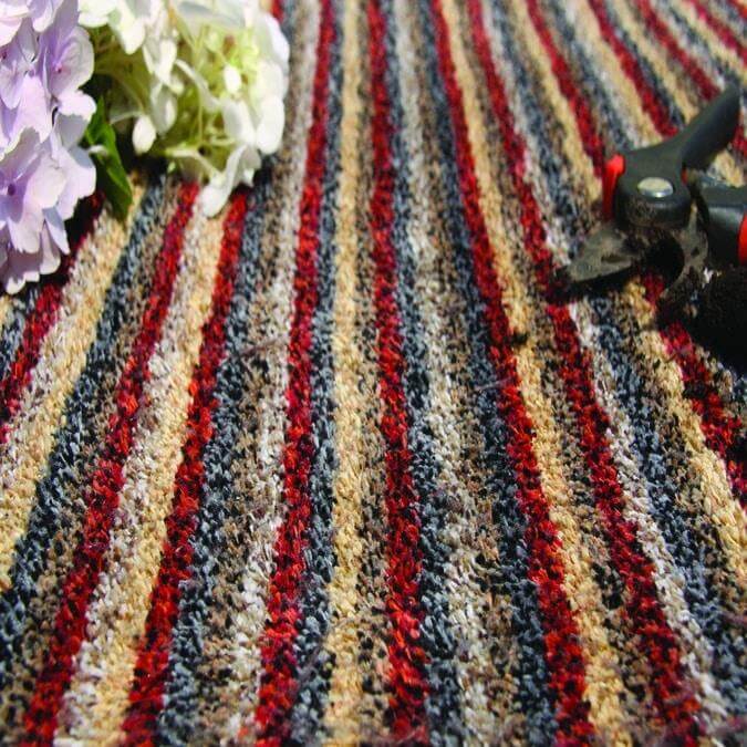 Washable Mat – Striped Design in Multicolour - PN Home