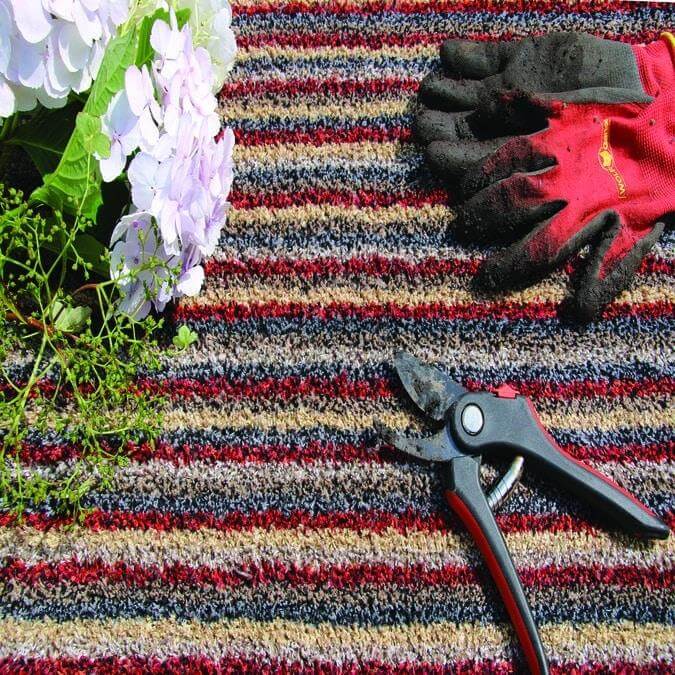 Washable Mat – Striped Design in Multicolour - PN Home