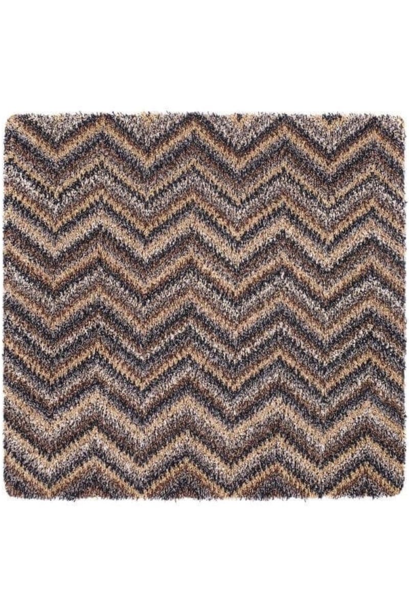 Washable Mat Chevron Design in Multicolour - PN Home