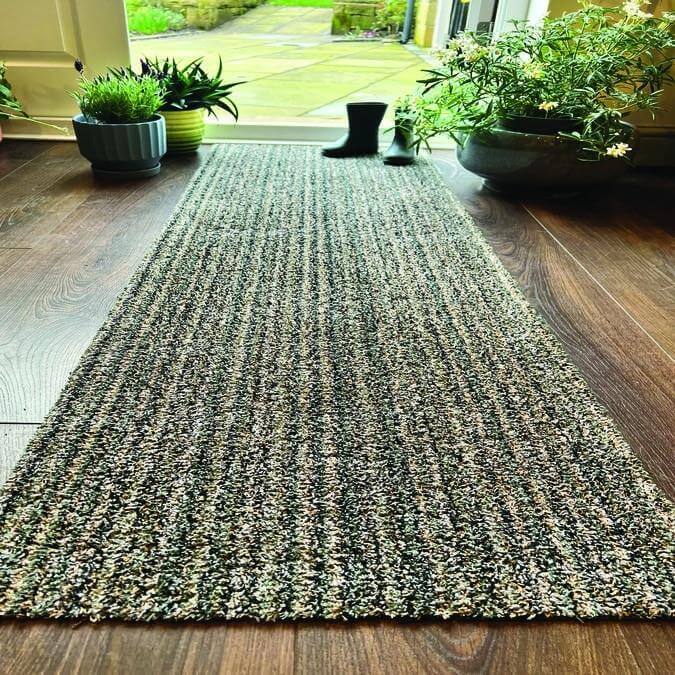 Washable Mat Stripe Design in Multicolour - PN Home