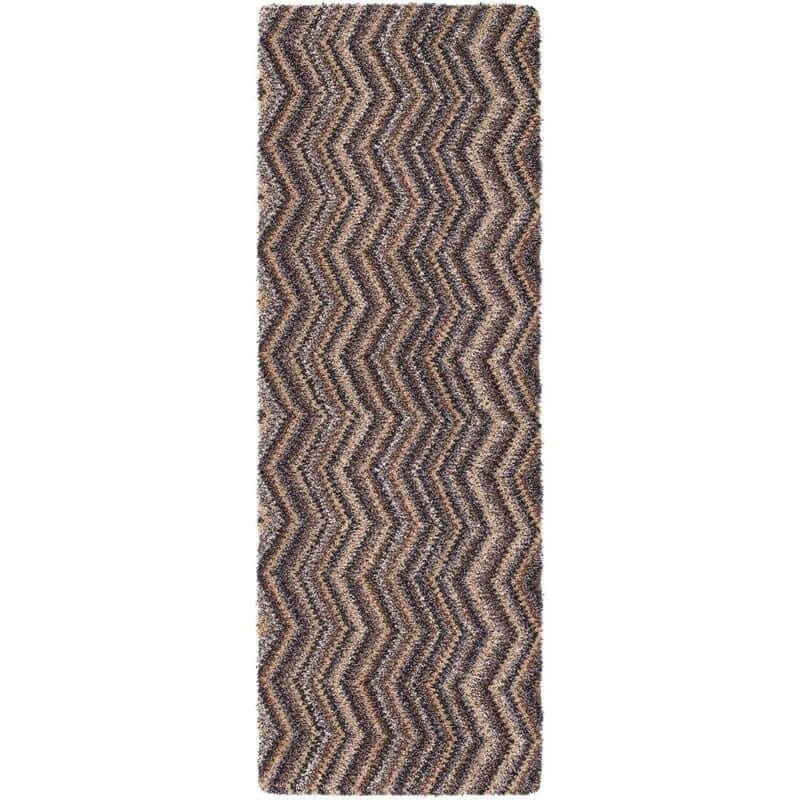 Washable Mat Chevron Design in Multicolour - PN Home