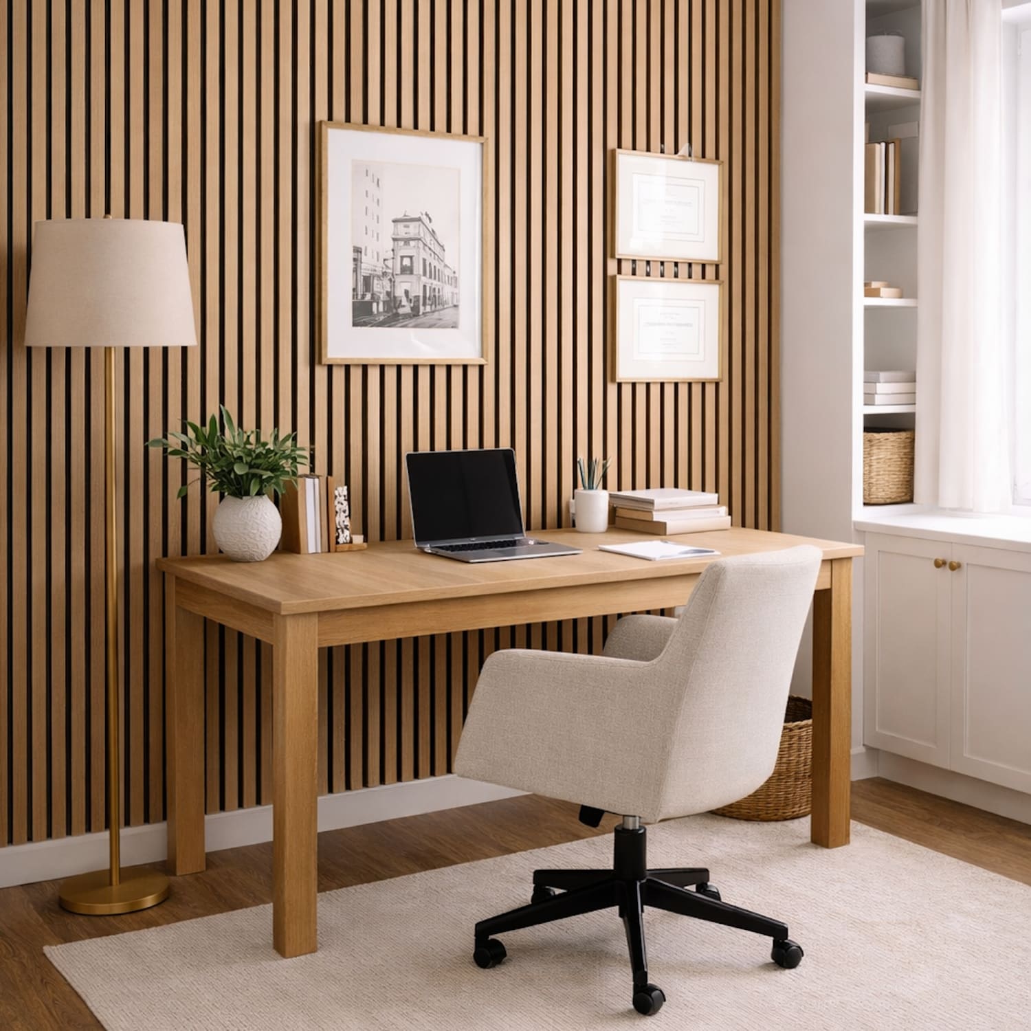 Natural Oak Acoustic Wall Panels - PN Home