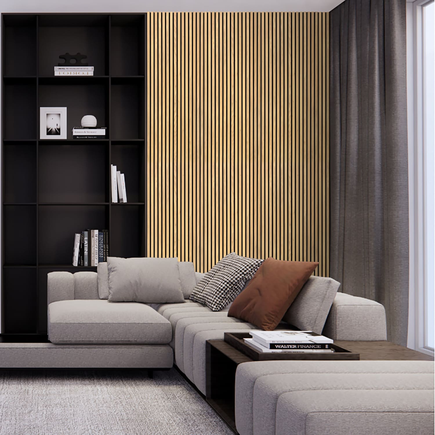 Natural Oak Acoustic Wall Panels