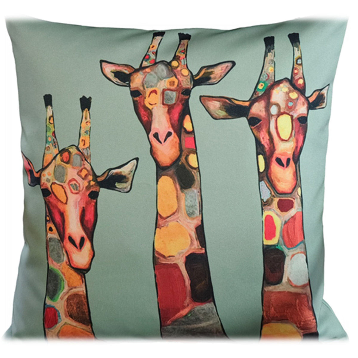 Giraffe Waterproof Cushion Covers 43x43 Cm Reversible Breathable Indoor