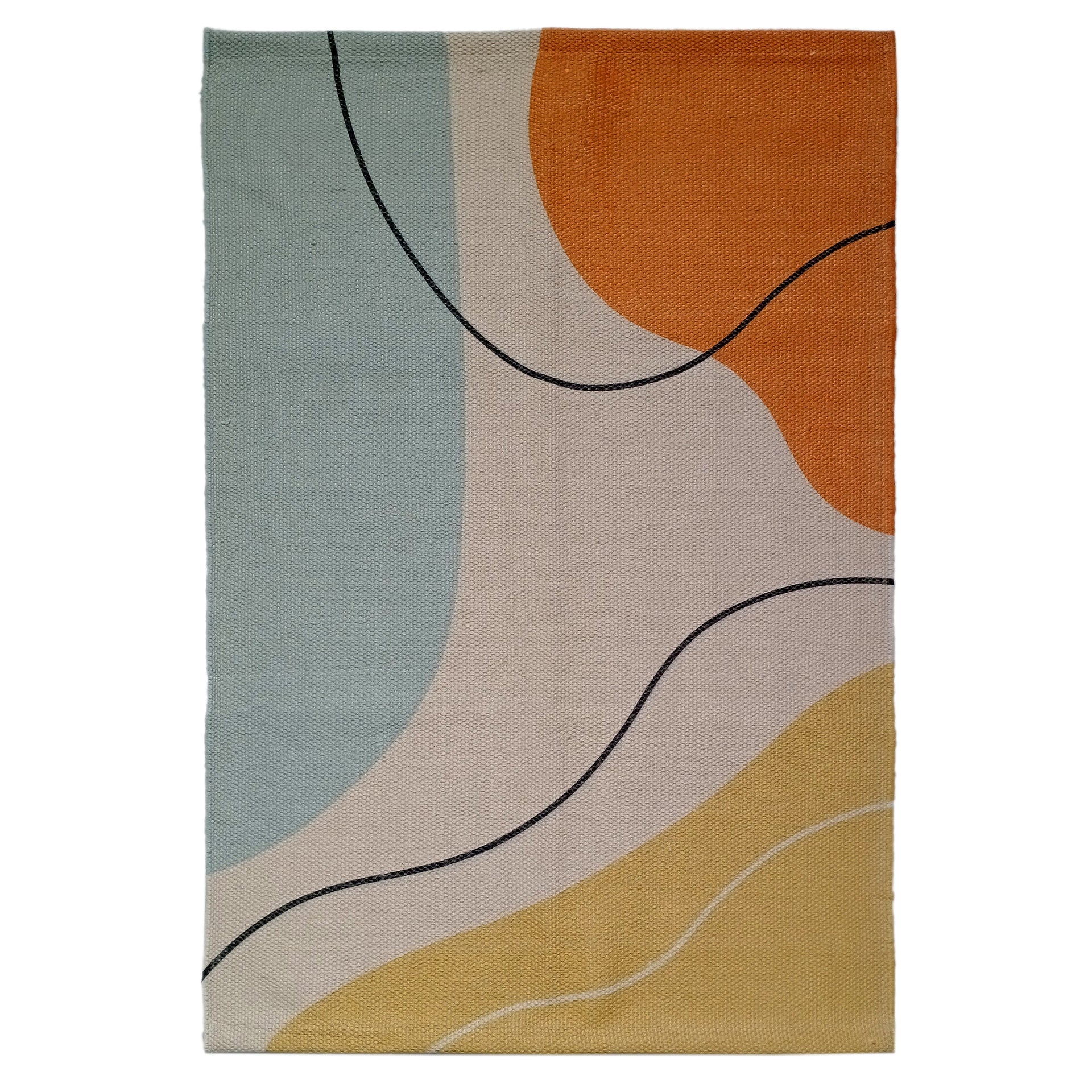 Printed Rug Venus Design Modern Non Slip Soft Durable Floor Rug Living