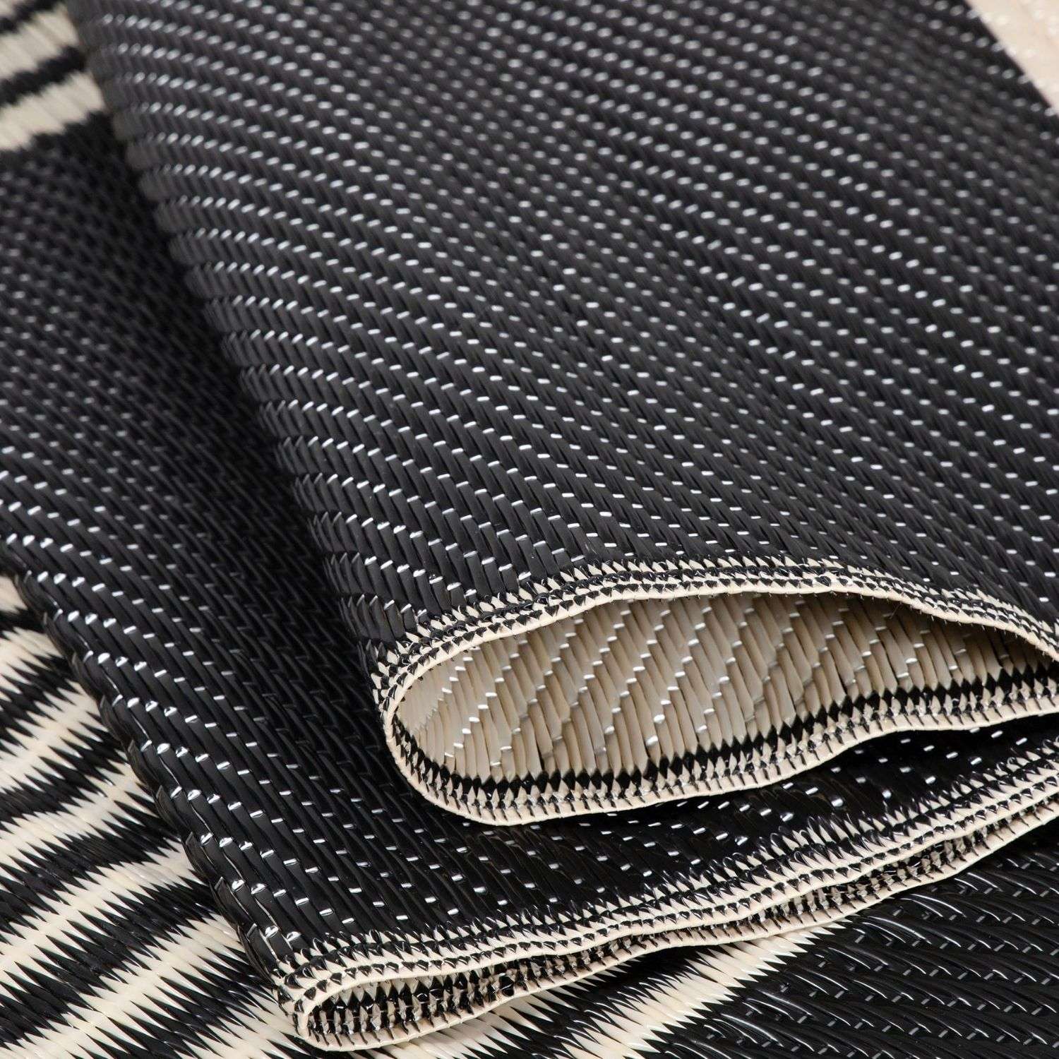 Urban Outdoor Rug Black & Beige | 1010 - PN Home