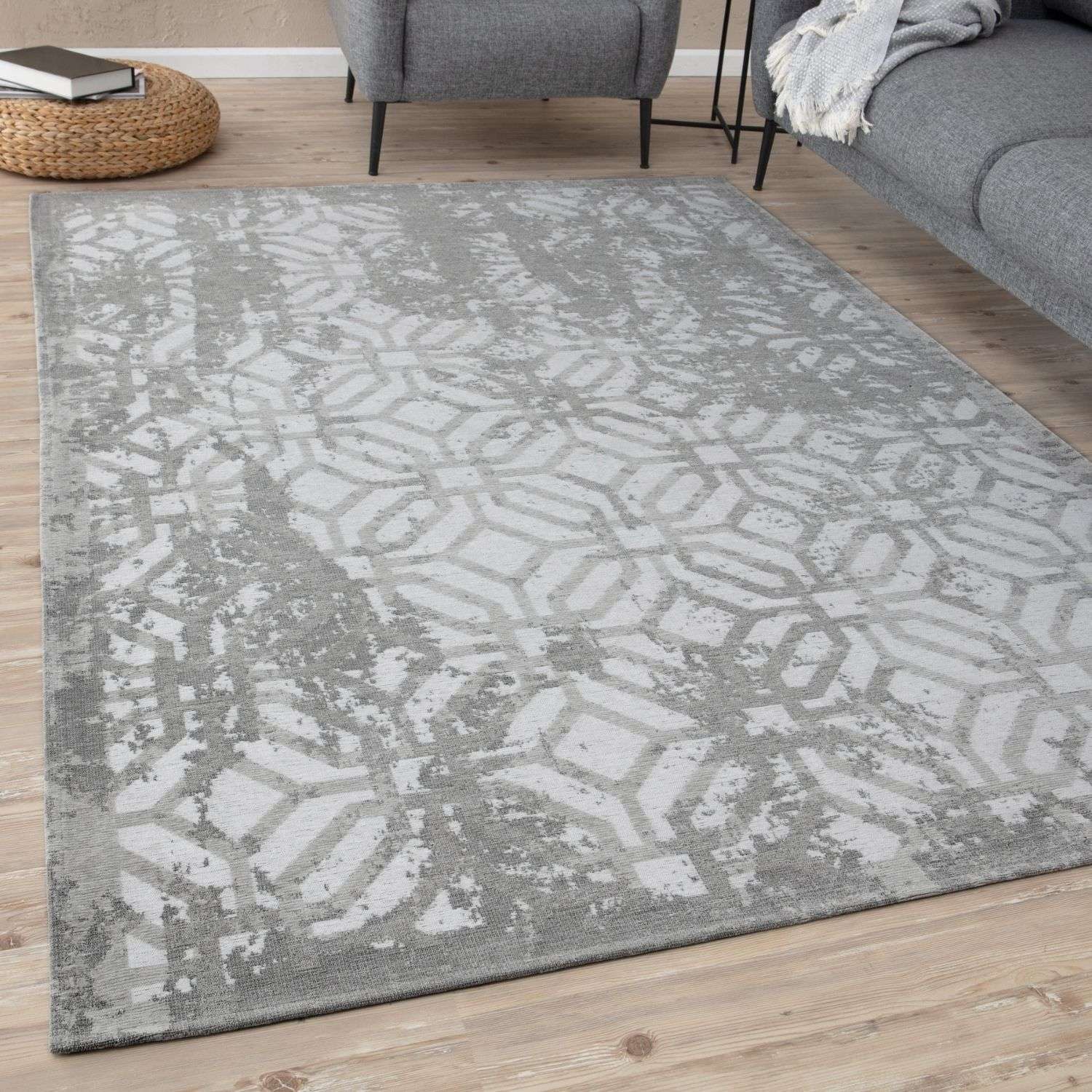 Washable Rug Carina Grey | 6932 - PN Home