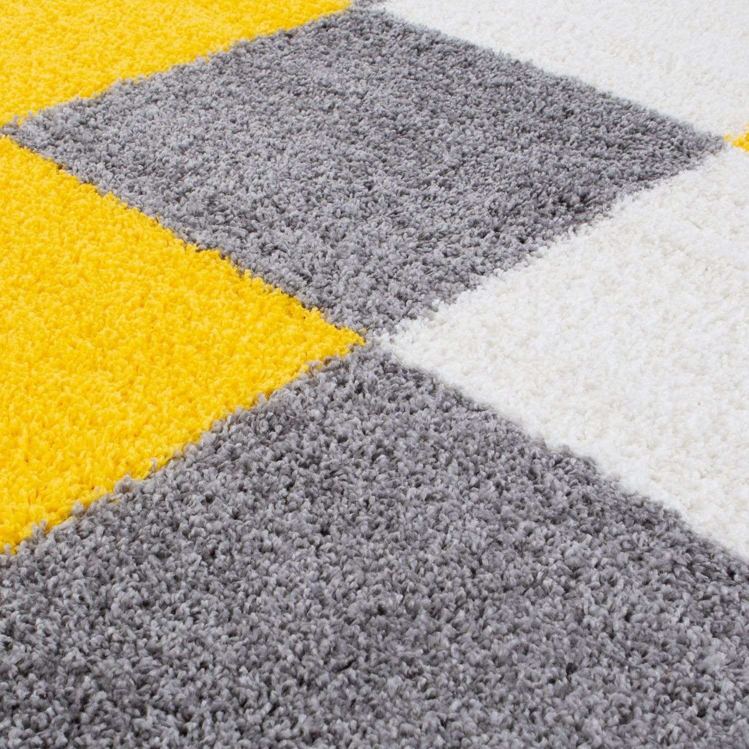 Myshaggy Geometric Yellow Rug - PN Home