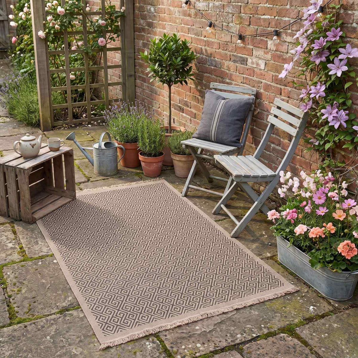 Nature Outdoor Rug Dark Grey | 5100DG - PN Home