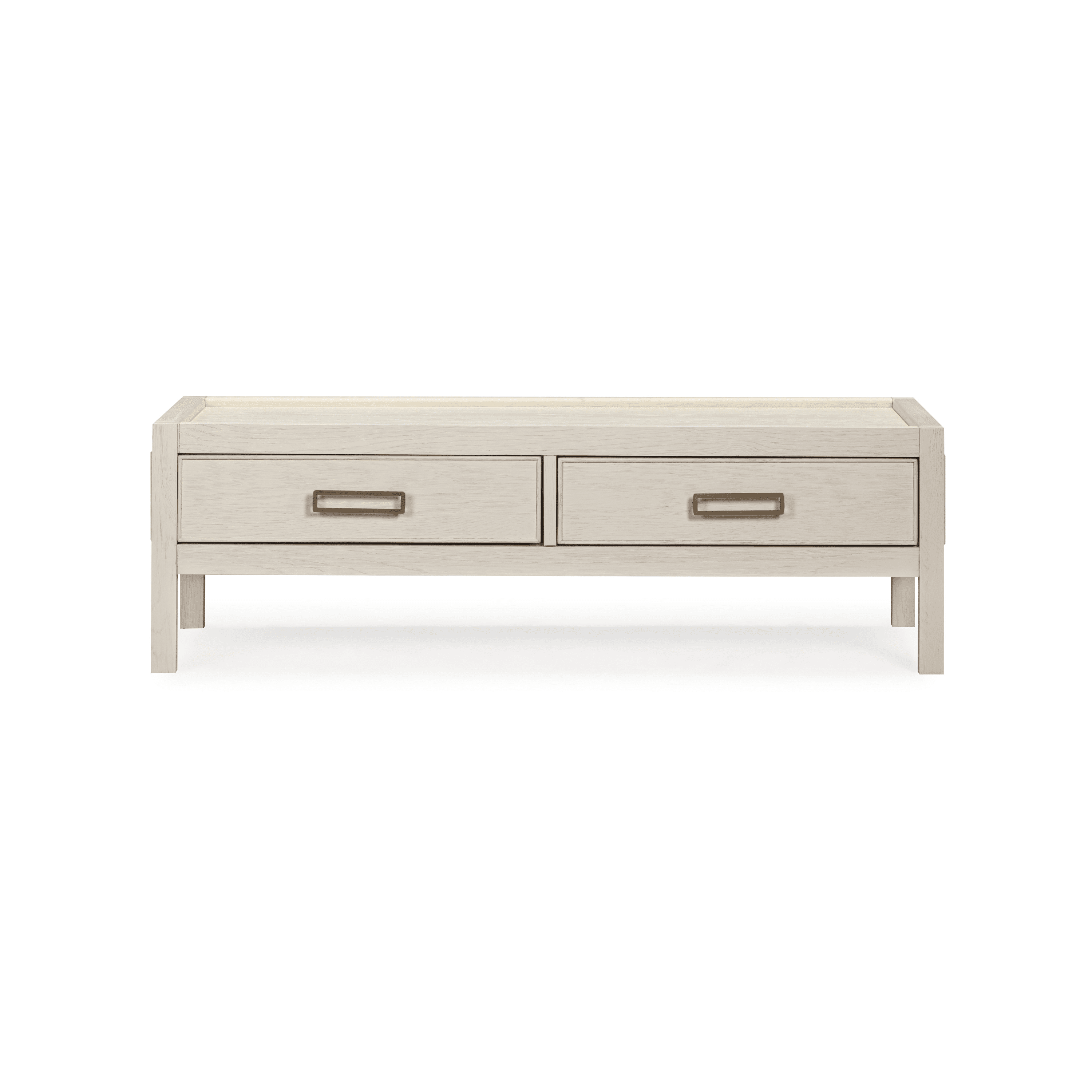Soho Cream Oak Veneer 2 Drawer Coffee Table