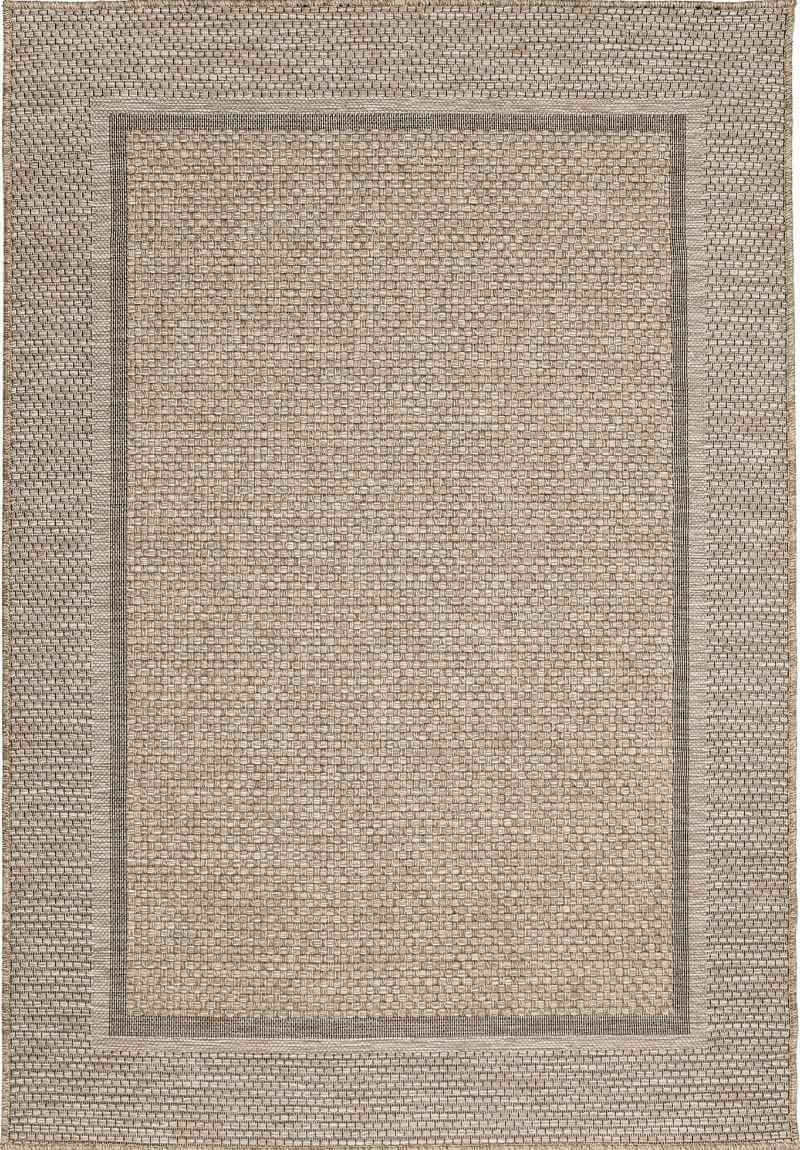 Summer Latte Border Rug – Indoor/Outdoor - PN Home