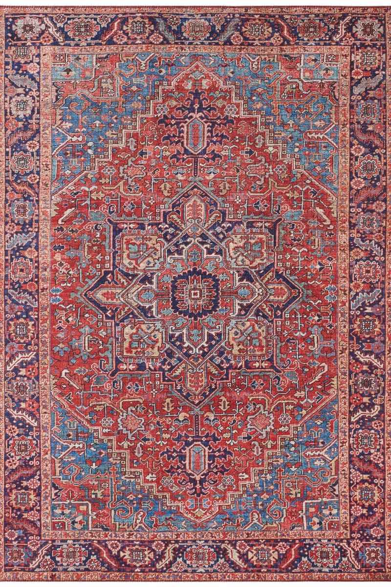 Oriental Amata Rug Red Colour - PN Home