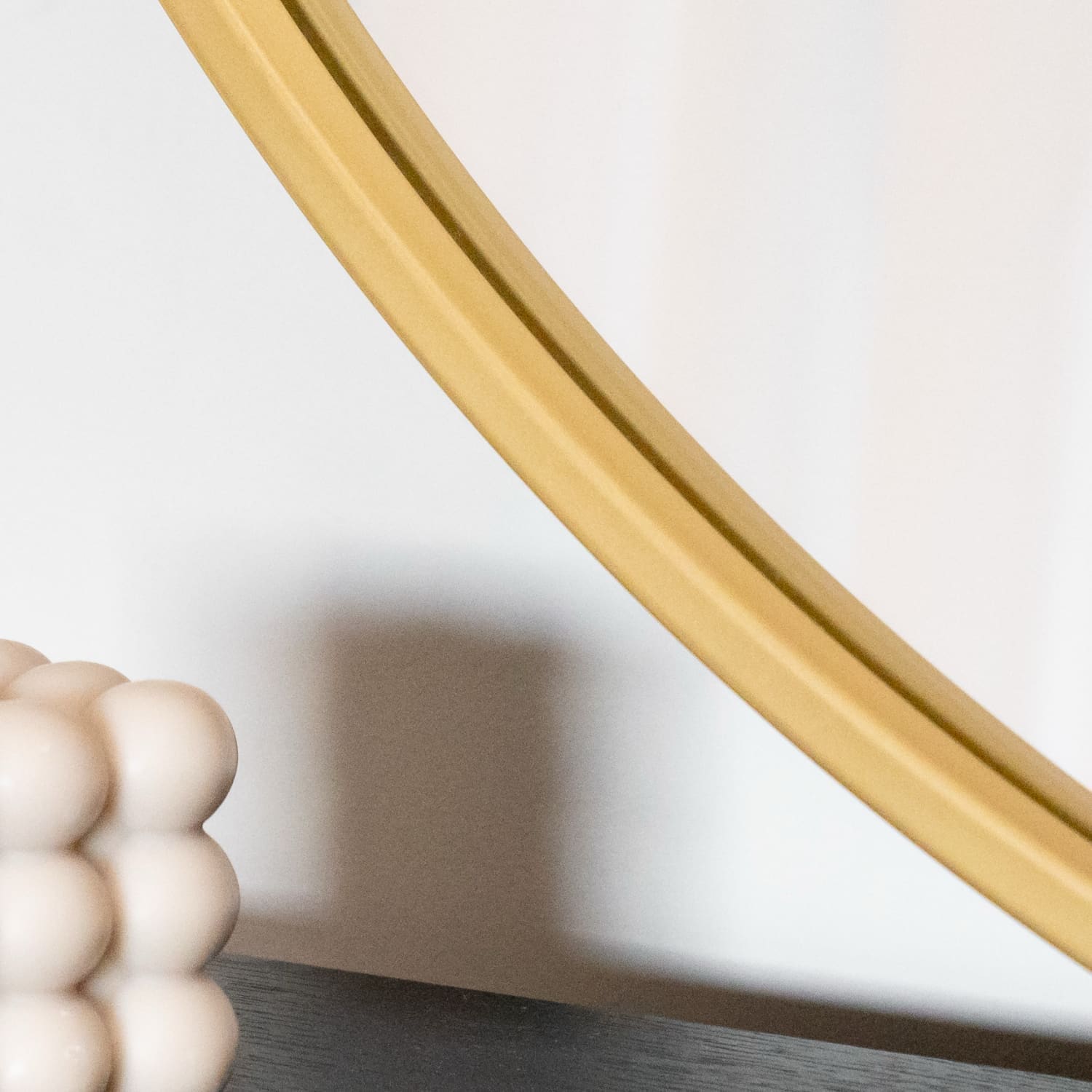 Rei - Round Gold Metal Circle Mirror - 70cm x 70cm - PN Home