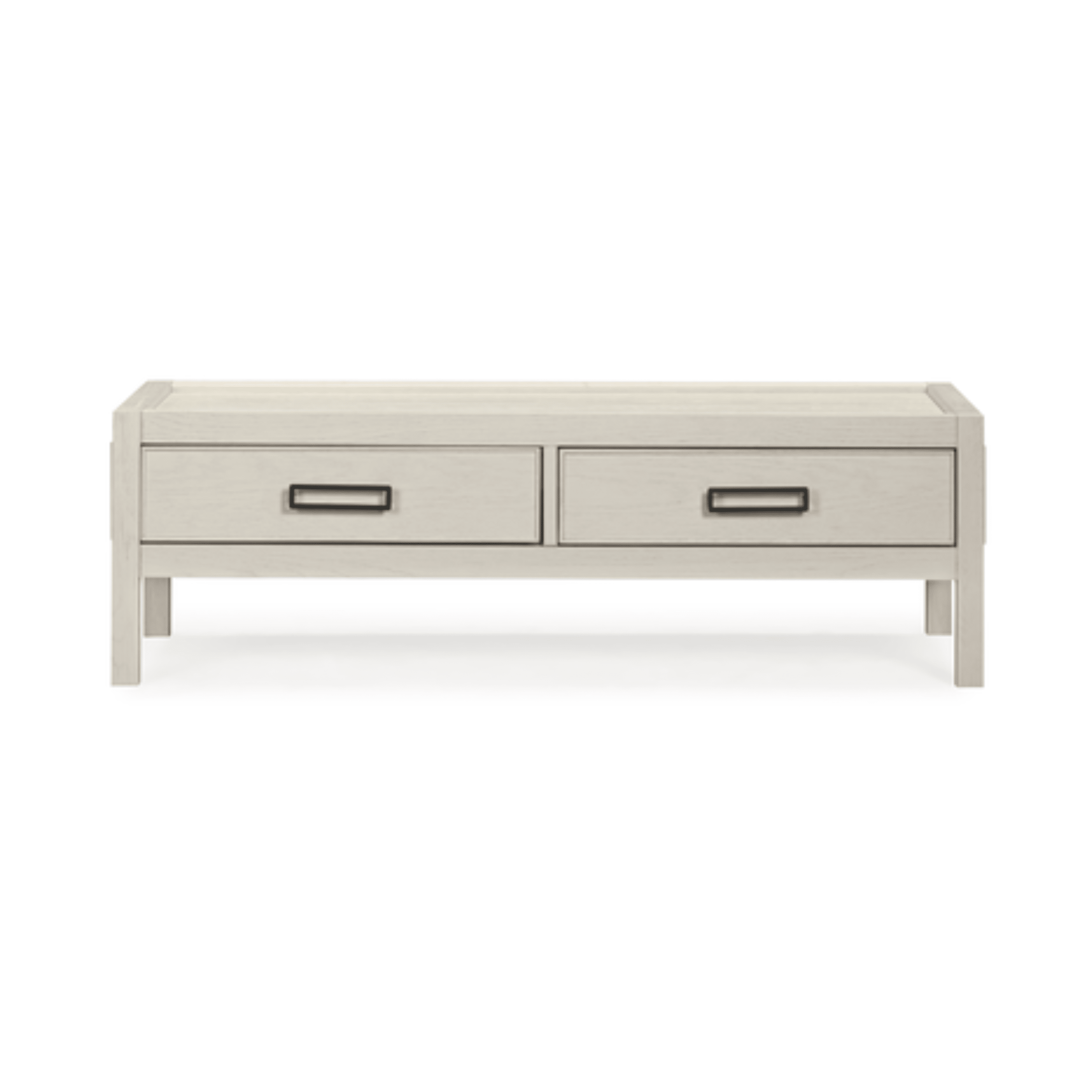 Soho Cream Oak Veneer 2 Drawer Coffee Table