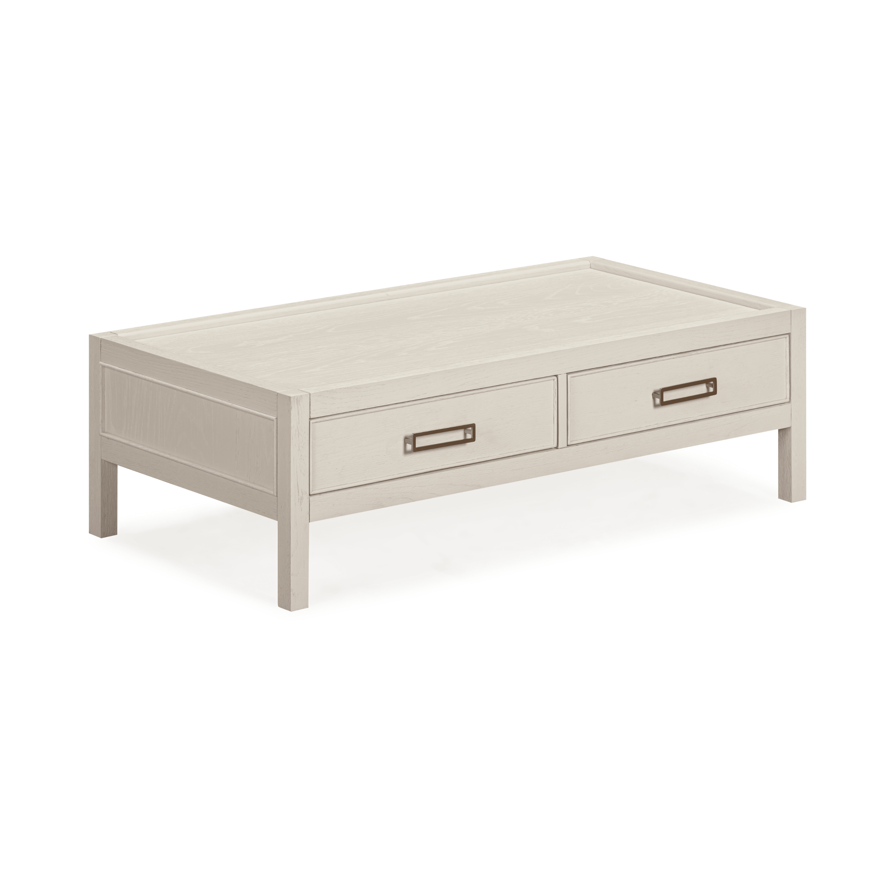 Soho Cream Oak Veneer 2 Drawer Coffee Table
