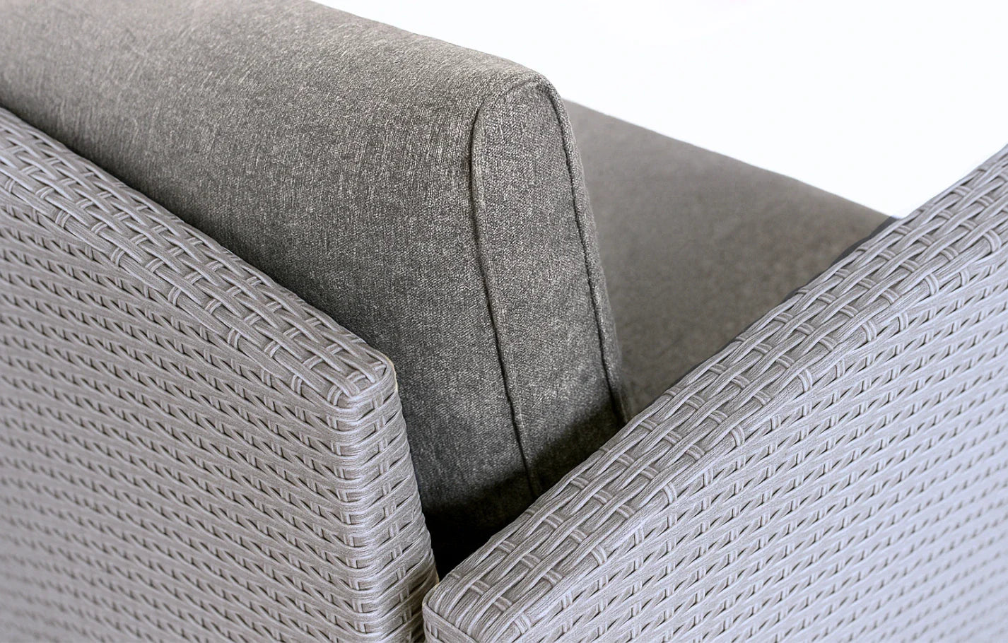 Stockholm 6 Seater Grey Rattan Corner Garden Dining and Lounge Set - PN Home