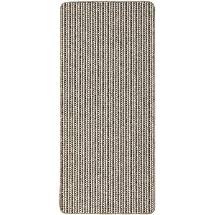 Twist Stripe Washable Mat and Runner Beige - PN Home