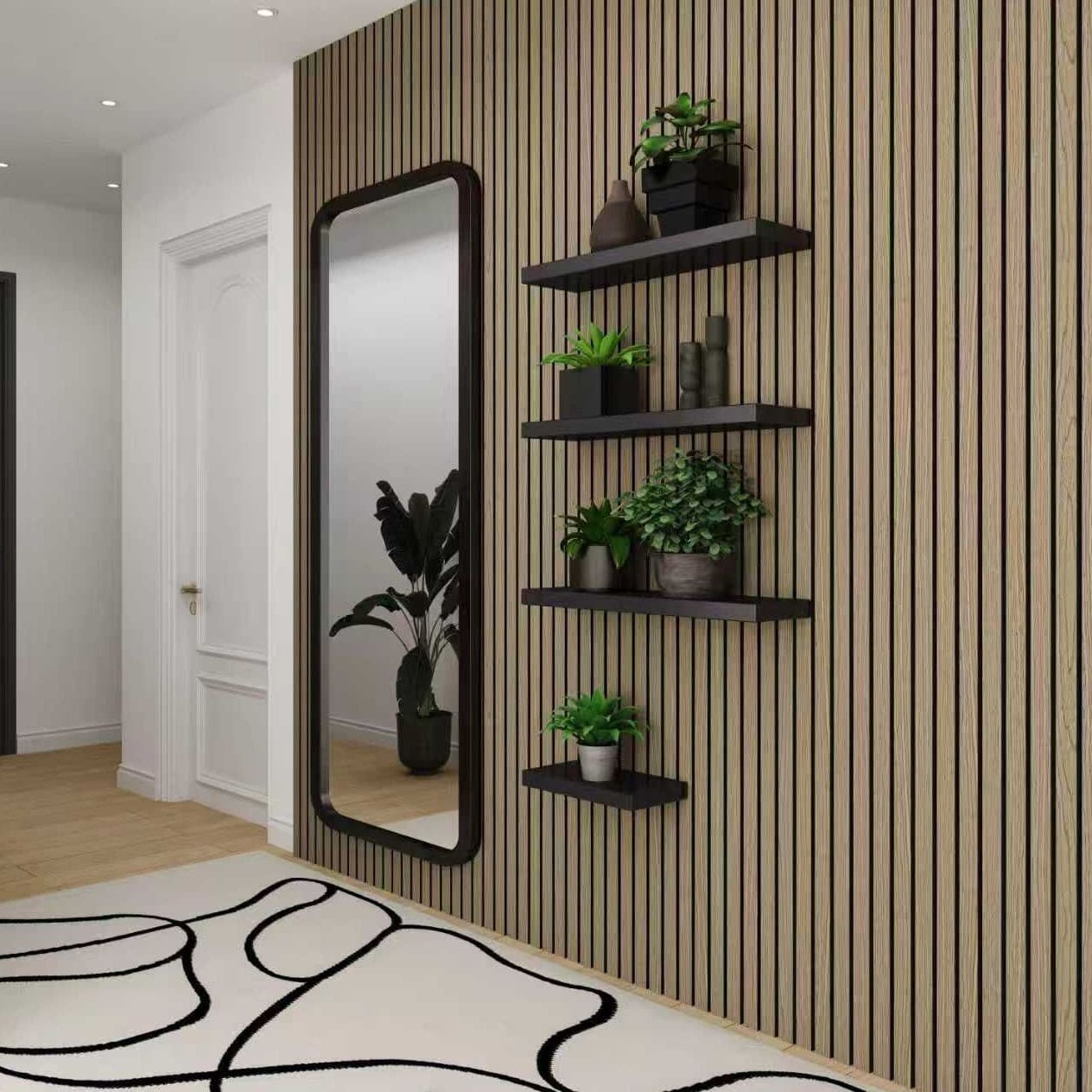 Walnut Acoustic Wall Panels