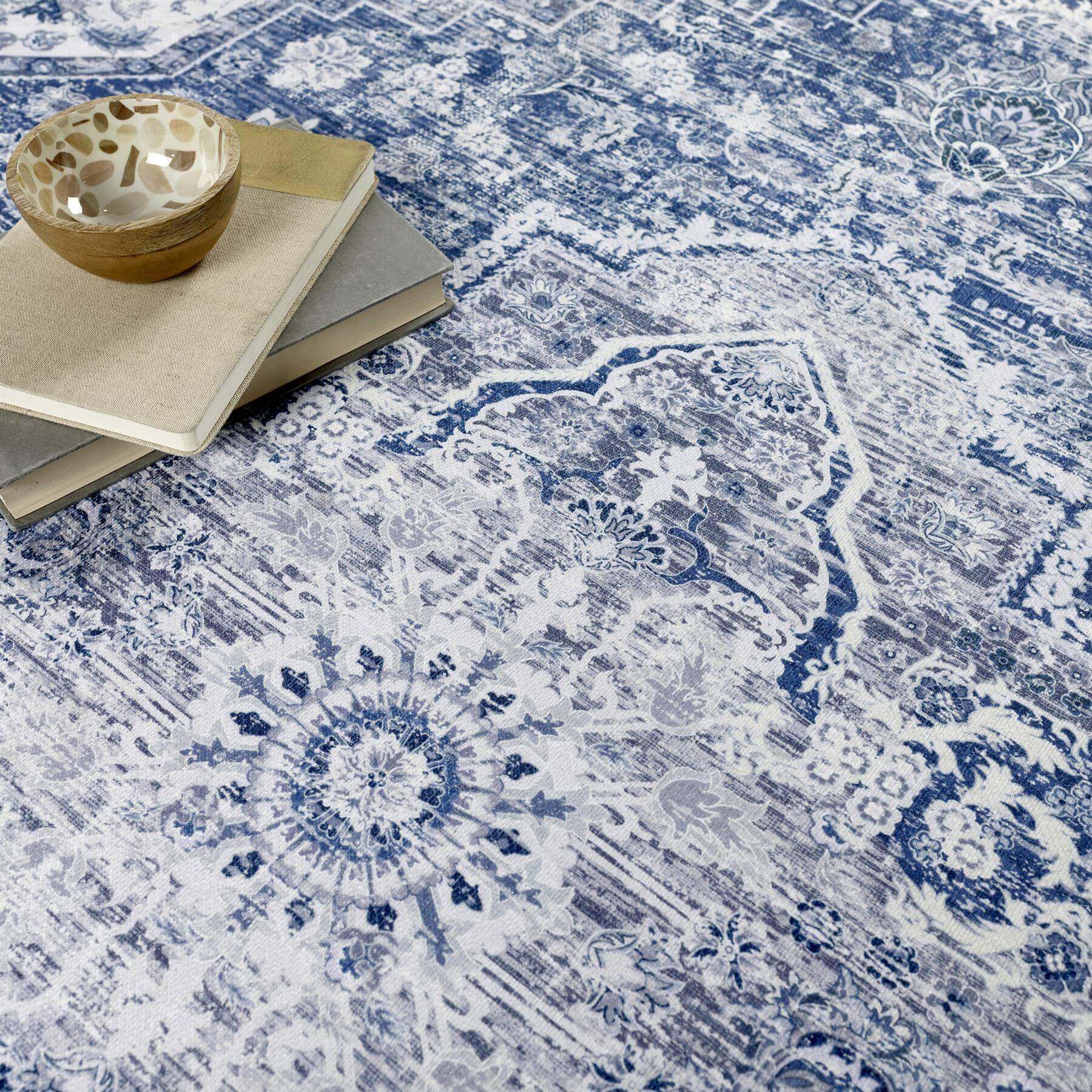 Washable Rug Eterna Blue - PN Home