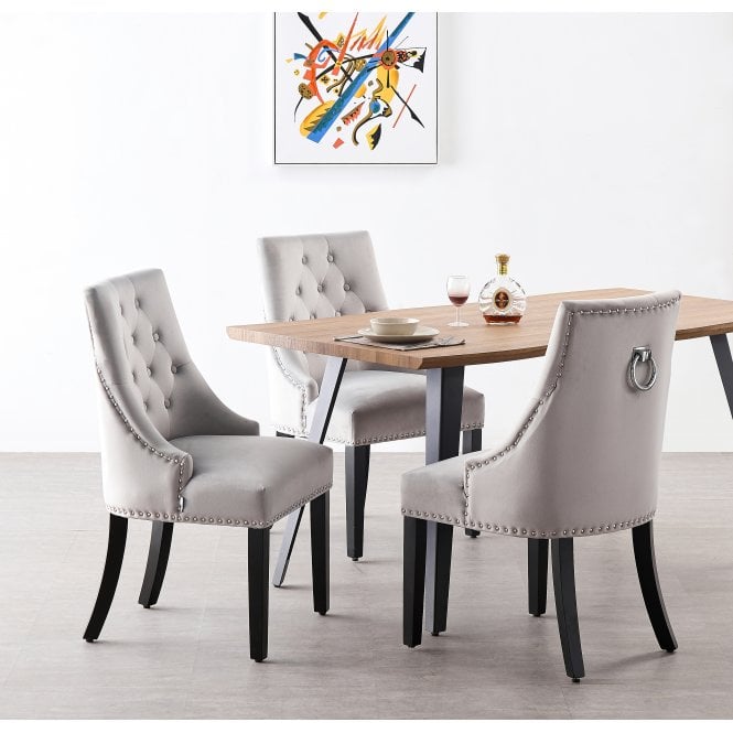 Windsor Rocco Dining Set Oak Table set 6 Dining Chairs