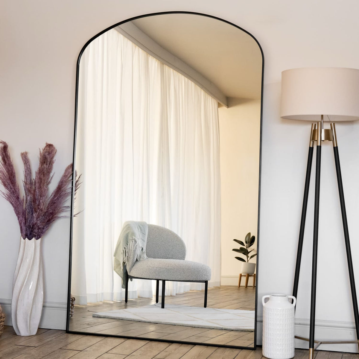 Yoko Metal Gentle Arch Mirror 200cm x 120cm