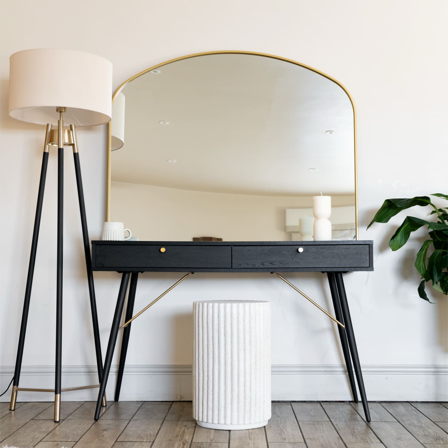 Yoko Metal Gentle Arch Mirror 95cm x 120cm